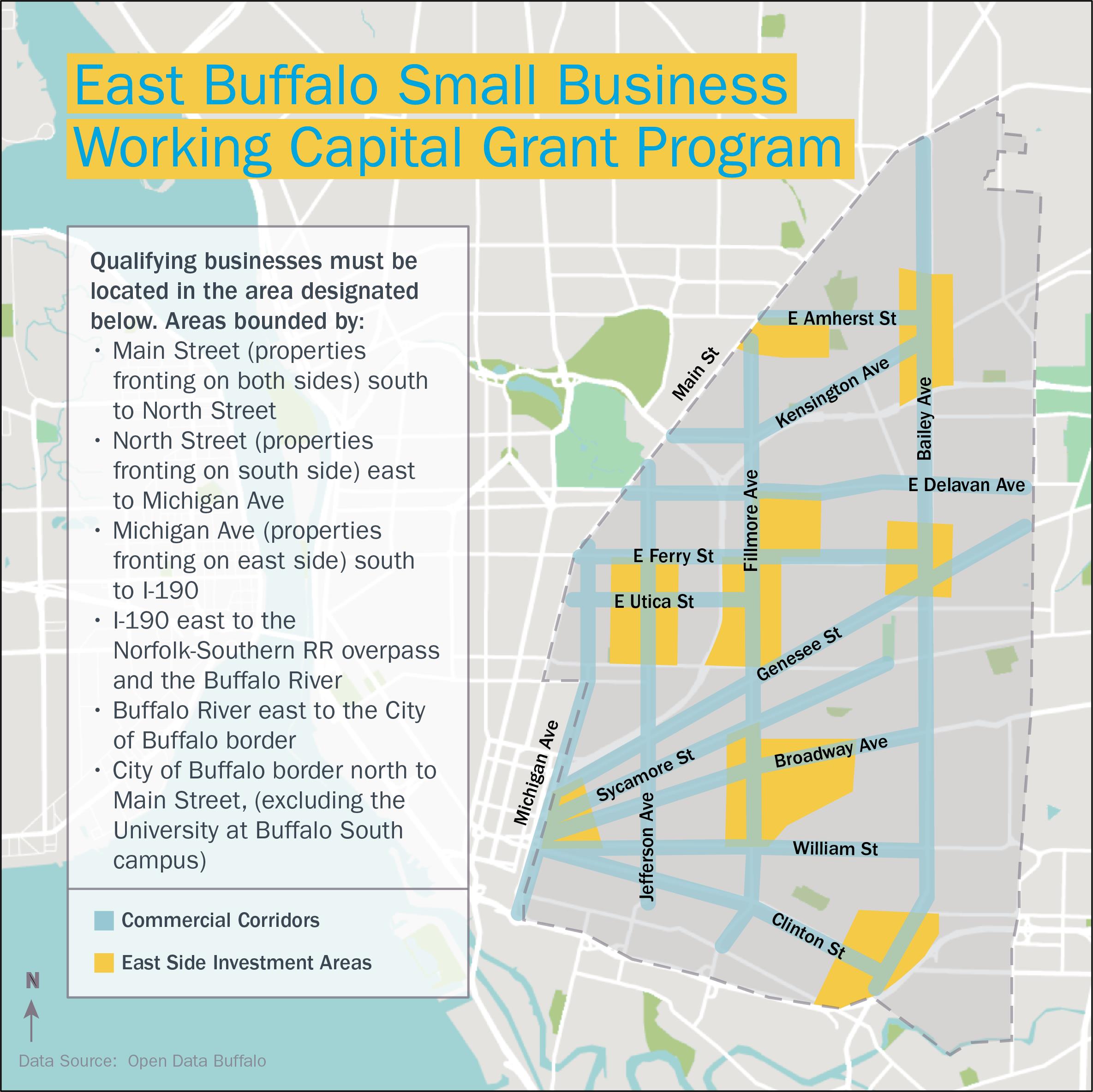 East Buffalo Group Area Map