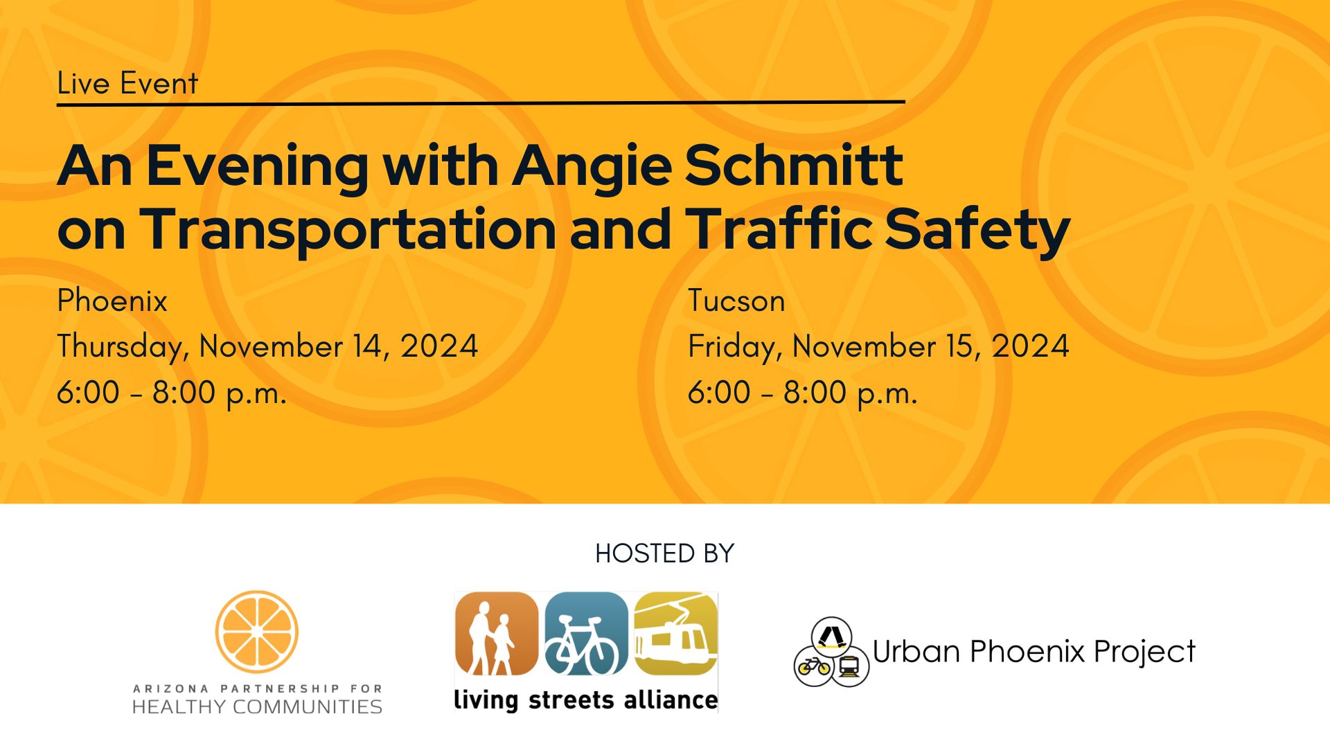 Event Header: An Evening with Angie Schmitt